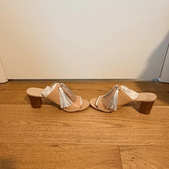 Loeffler Randall Fringed Mules - Picture 3 of 6